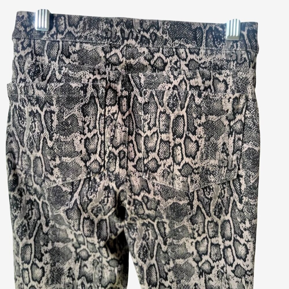 Spanx Jean-Ish Ankle Leggings Women's SkinnyHigh-Rise Snakeskin Print Stretch-XS - Picture 8 of 10